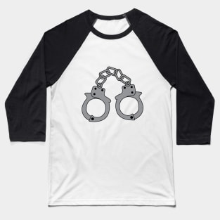 Police Officer Hand Cuffs Baseball T-Shirt